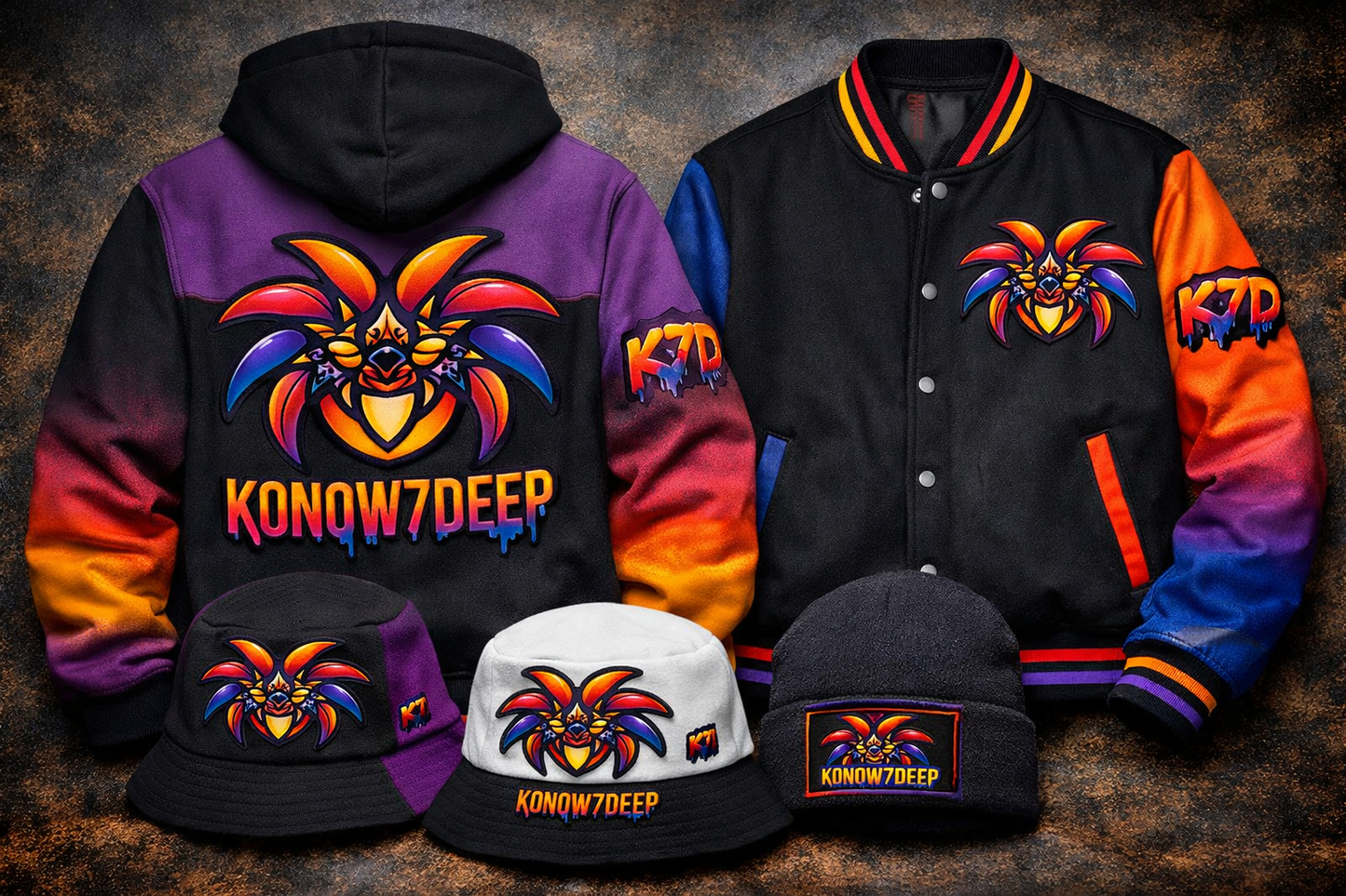 K7D Varsity Jacket – KONOW7DEEP