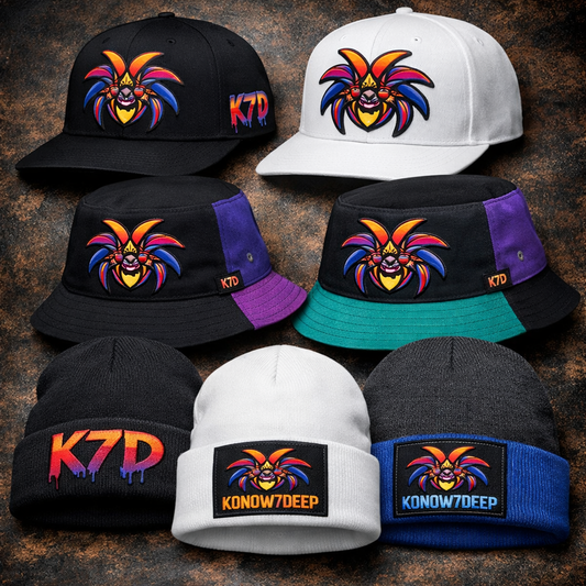 K7D Headwear Collection Multi Coloure